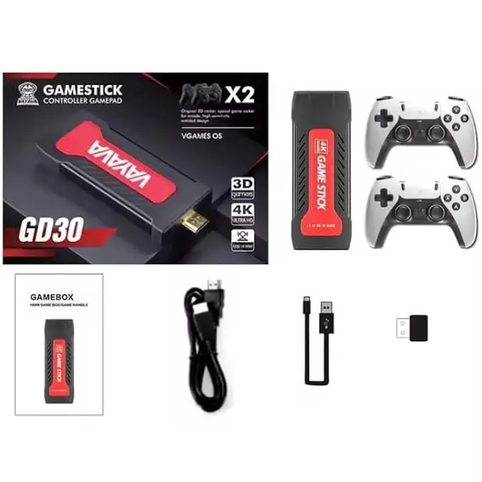 GD30 Retro Game Console Game Stick VAYAVA GD30 Super Console Classic Video Game 2 Player