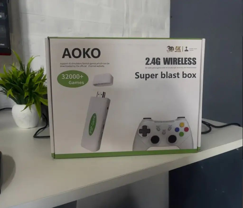 Super Blast Box 2.4G Wireless Game Console with 2 Controllers | 32000+ Built-in Games